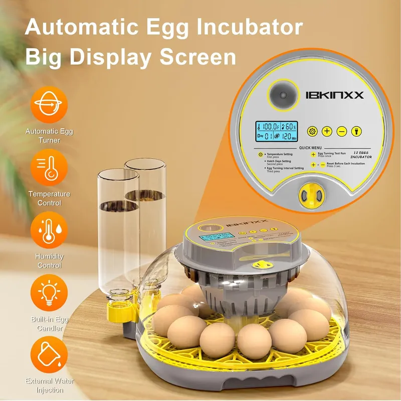 IBKINXX 2026 Newly Upgraded Automatic Egg Turner